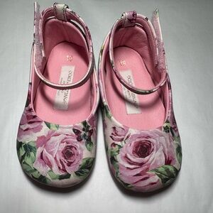 Authentic Dolce & Gabbana Baby Floral Flats